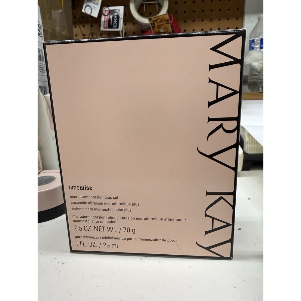 Mary Kay TimeWise Microdermabrasion Plus Set 2.5oz Refine 1oz Pore Minimizer NEW